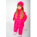Детский зимний полукомбинезон и куртка для девочки (Корал)